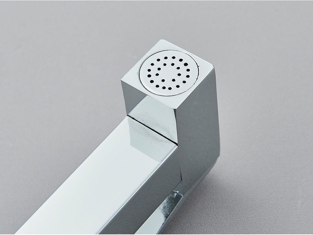 Stainless steel Toilet Shower, UNIQUE Square Design with 1 meter Connection Chain & Holder